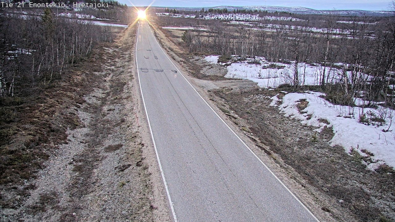 Kelikamerat Kuva Tie 21 Enontekiö, Hietajoki, Enontekiö, Lappi