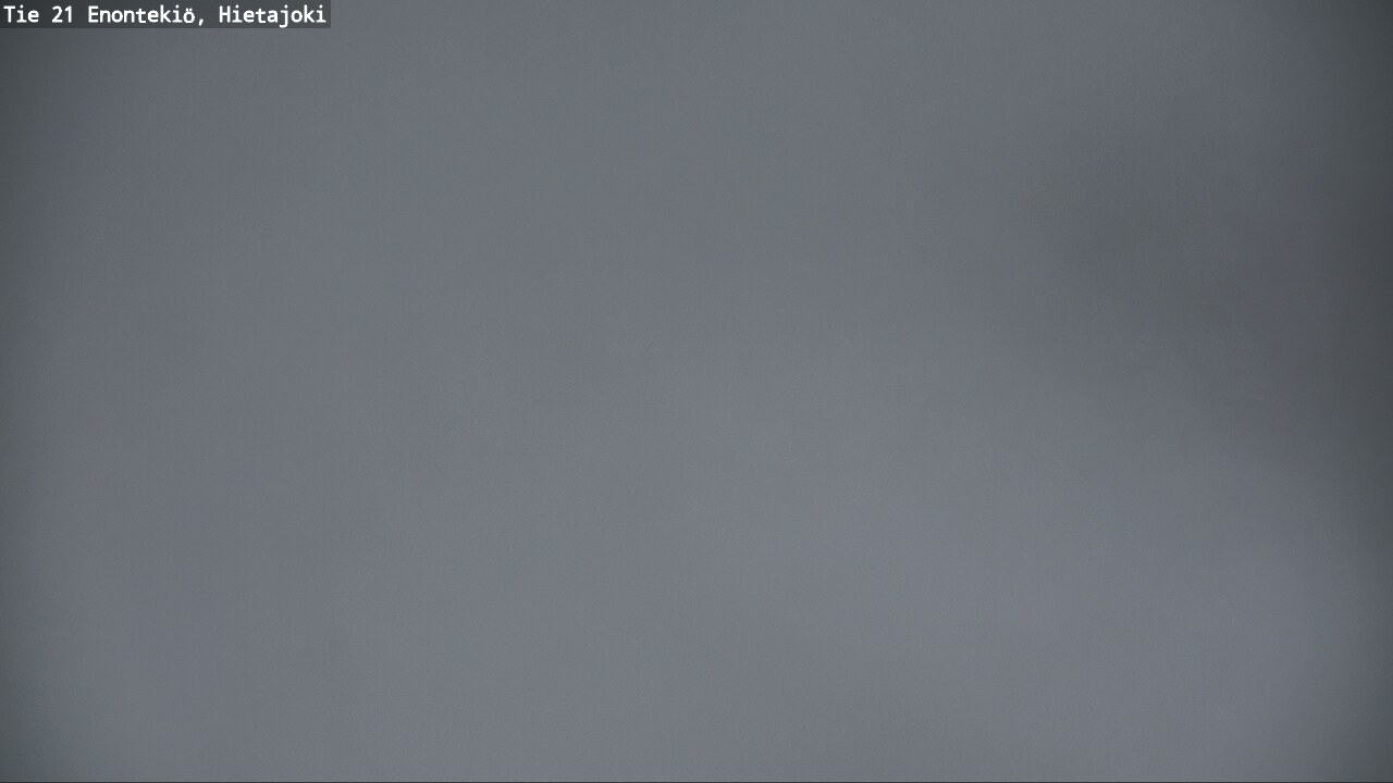 Weather Camera Image Väg 21 Enontekis, Hietajoki, Enontekiö, Lappi