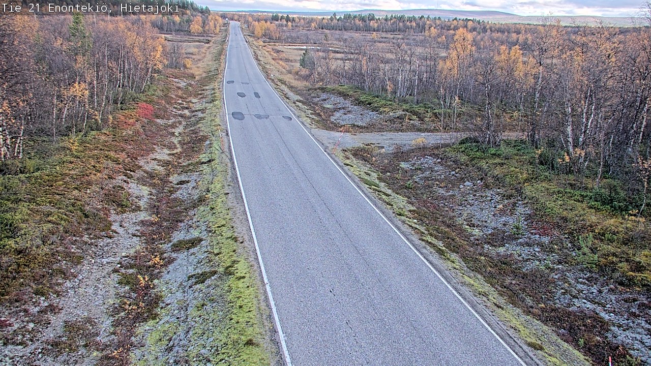 Kelikamerat Kuva Tie 21 Enontekiö, Hietajoki, Enontekiö, Lappi