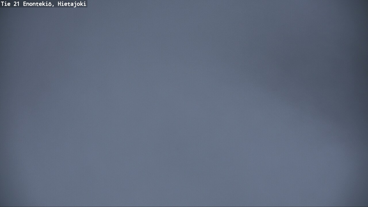 Weather Camera Image Väg 21 Enontekis, Hietajoki, Enontekiö, Lappi