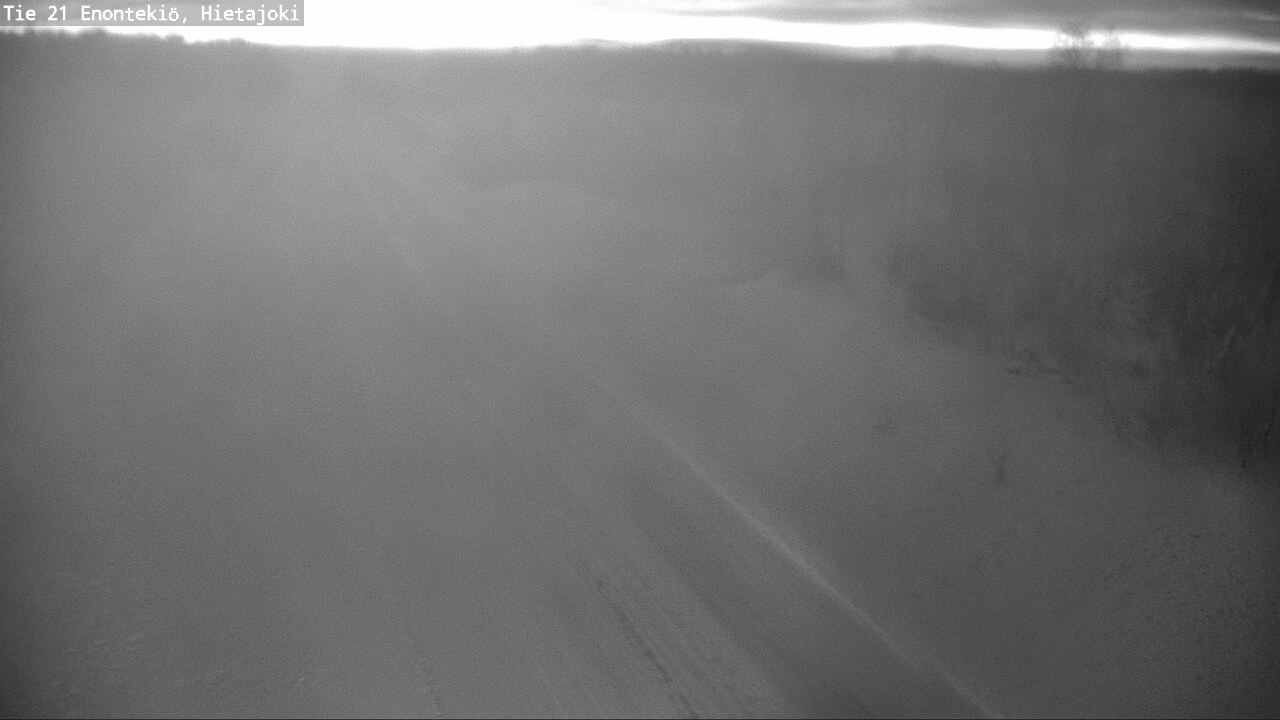 Weather Camera Image Väg 21 Enontekis, Hietajoki, Enontekiö, Lappi