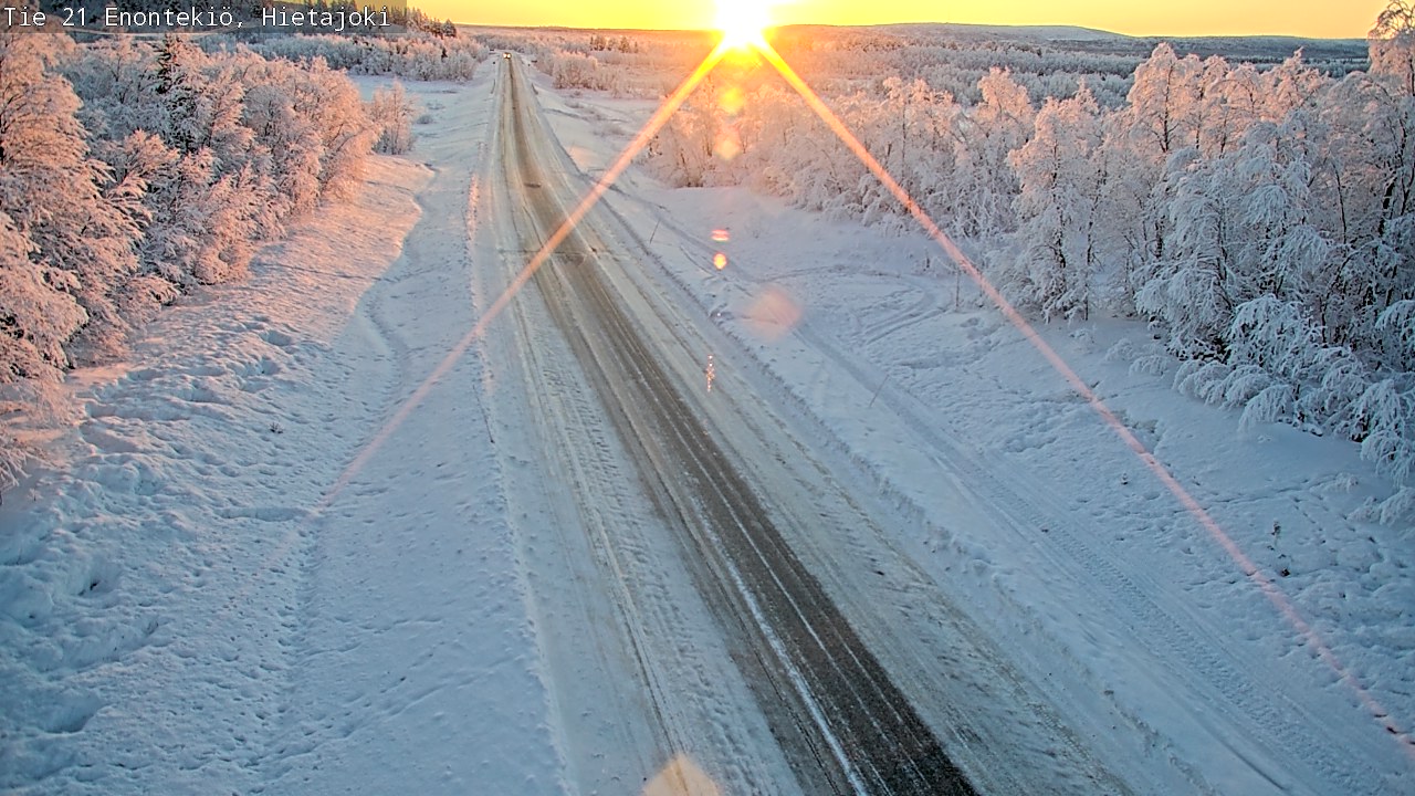 Kelikamerat Kuva Tie 21 Enontekiö, Hietajoki, Enontekiö, Lappi