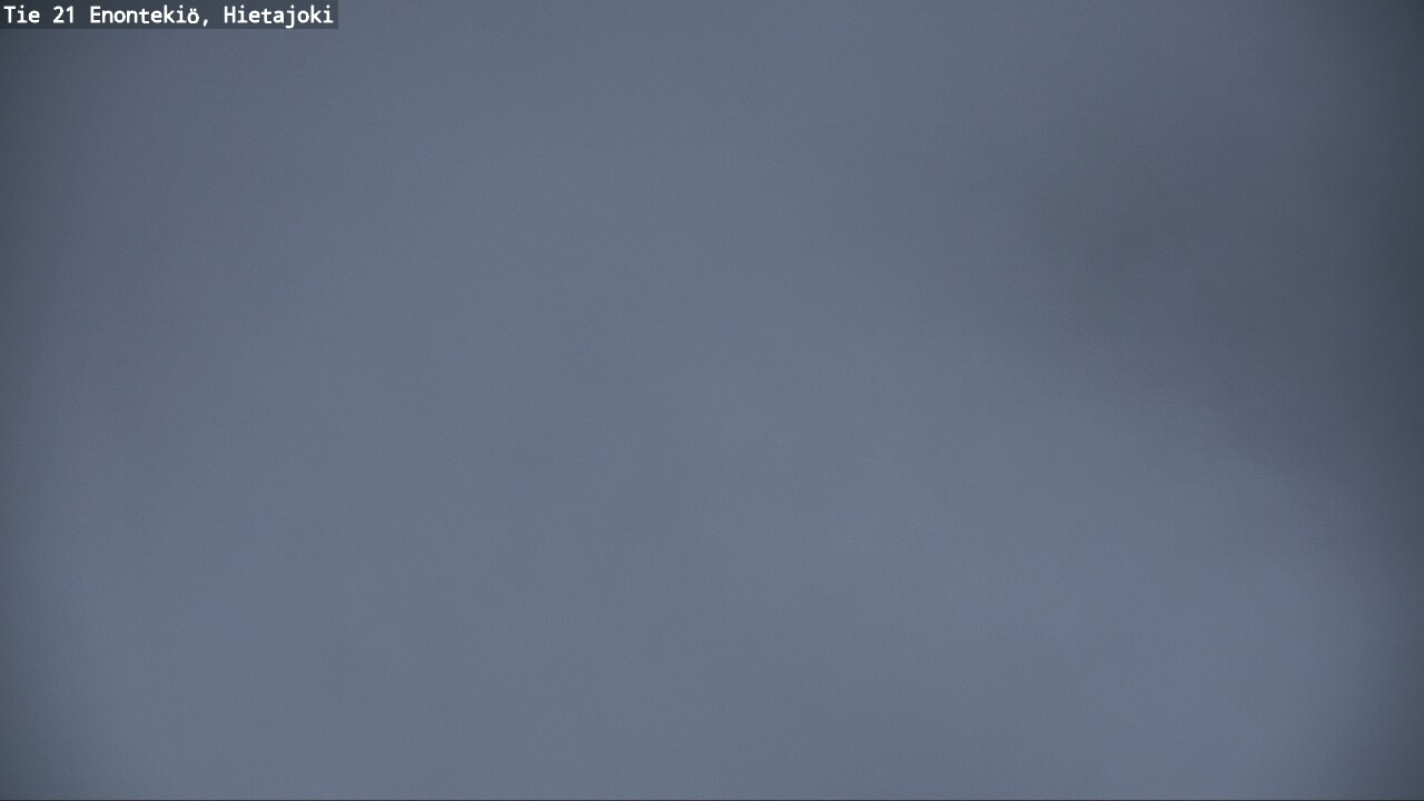 Weather Camera Image Väg 21 Enontekis, Hietajoki, Enontekiö, Lappi