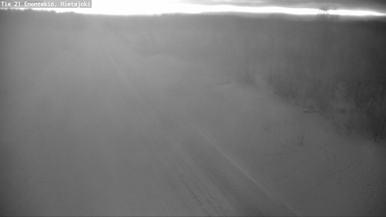 Weather Camera Image Väg 21 Enontekis, Hietajoki, Enontekiö, Lappi