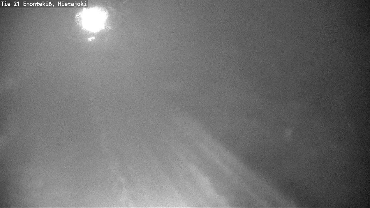 Weather Camera Image Väg 21 Enontekis, Hietajoki, Enontekiö, Lappi