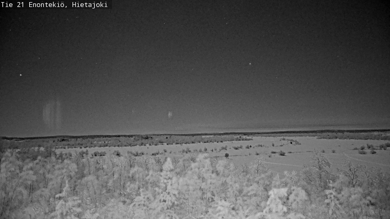 Weather Camera Image Väg 21 Enontekis, Hietajoki, Enontekiö, Lappi