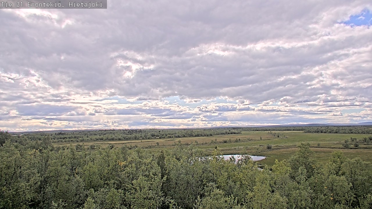 Weather Camera Image Väg 21 Enontekis, Hietajoki, Enontekiö, Lappi