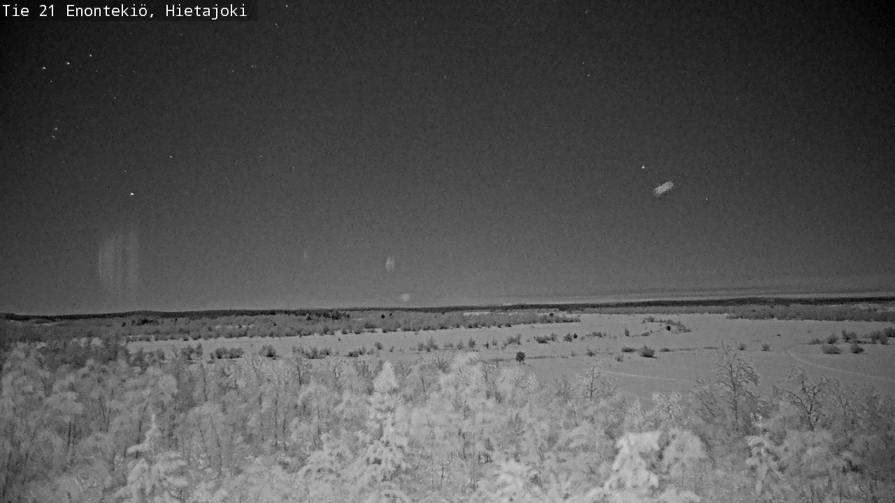 Weather Camera Image Väg 21 Enontekis, Hietajoki, Enontekiö, Lappi