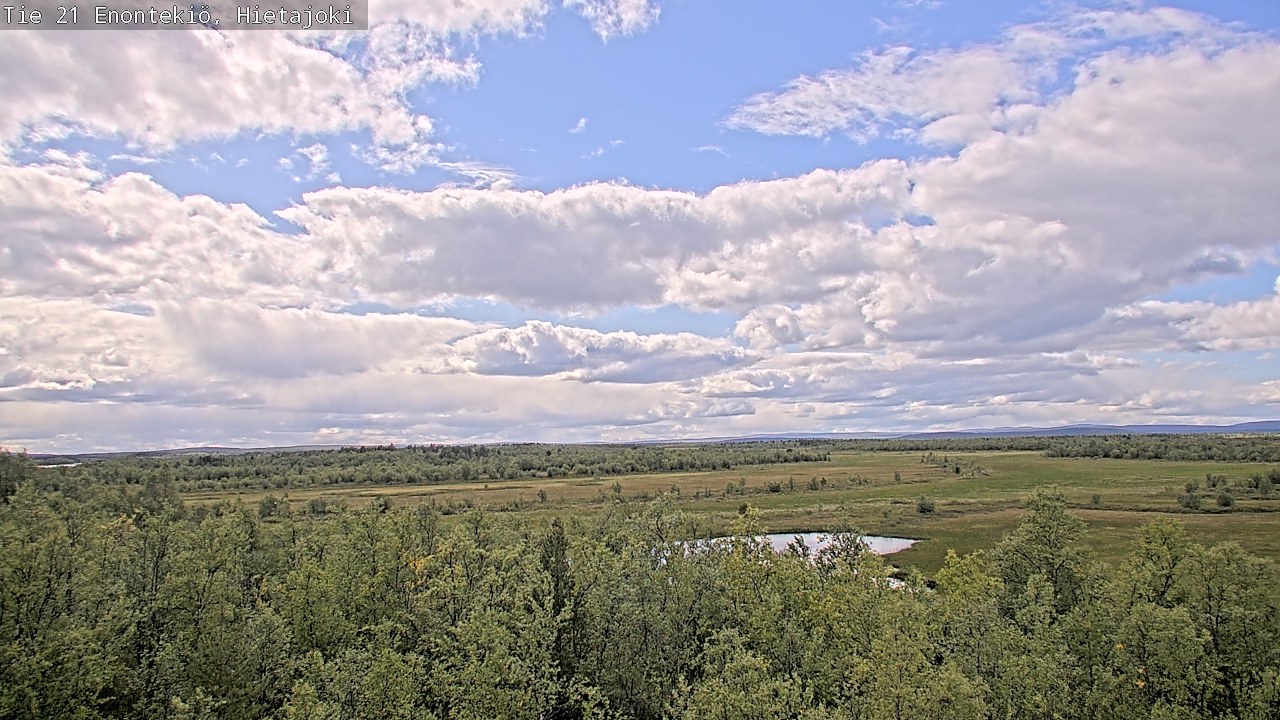 Weather Camera Image Väg 21 Enontekis, Hietajoki, Enontekiö, Lappi