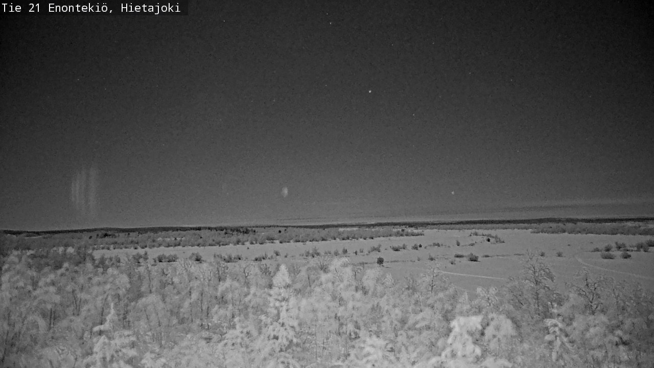 Weather Camera Image Väg 21 Enontekis, Hietajoki, Enontekiö, Lappi