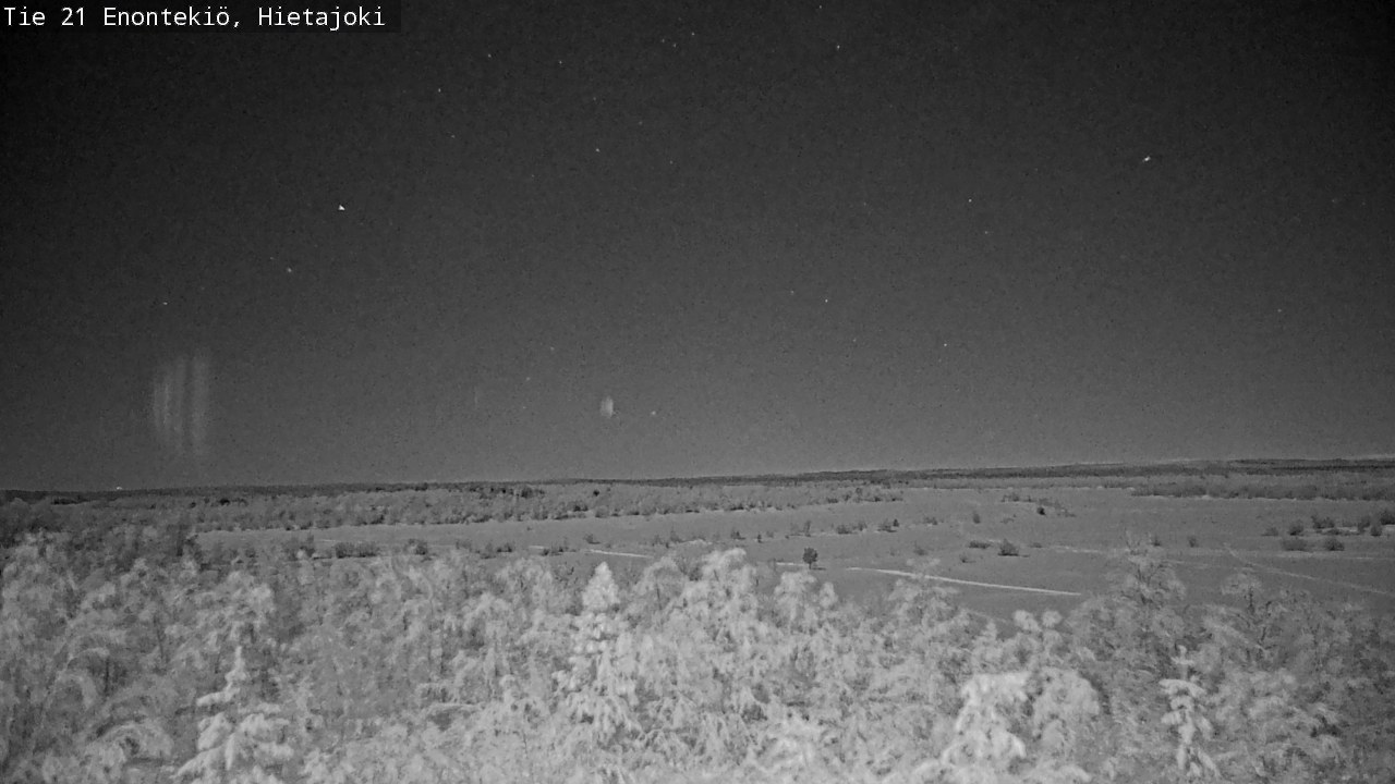 Weather Camera Image Väg 21 Enontekis, Hietajoki, Enontekiö, Lappi