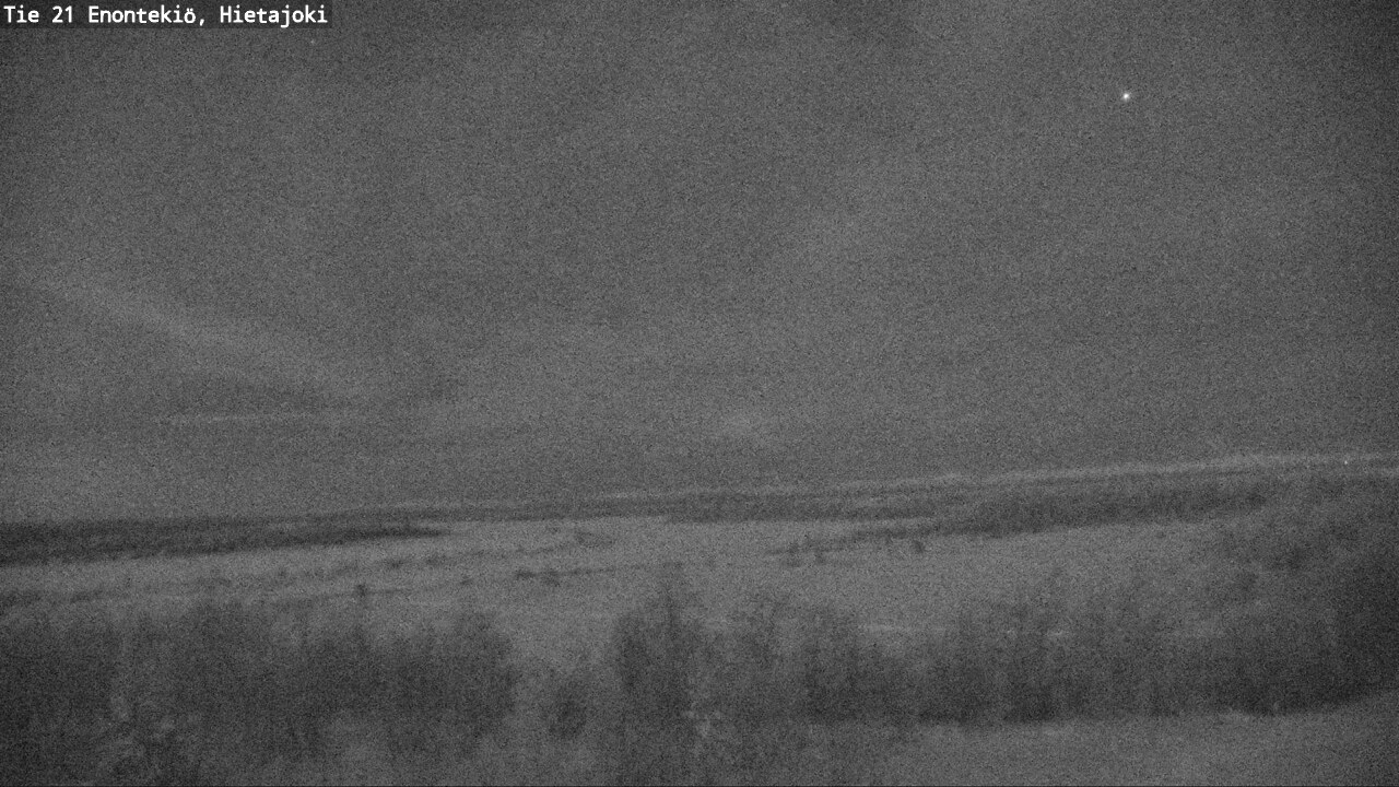 Weather Camera Image Road 21 Enontekiö, Hietajoki, Enontekiö, Lappi