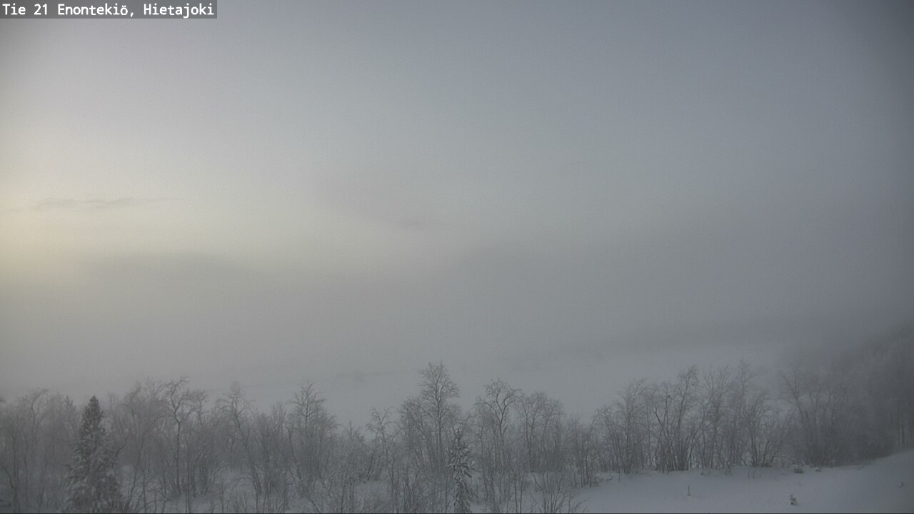 Weather Camera Image Väg 21 Enontekis, Hietajoki, Enontekiö, Lappi