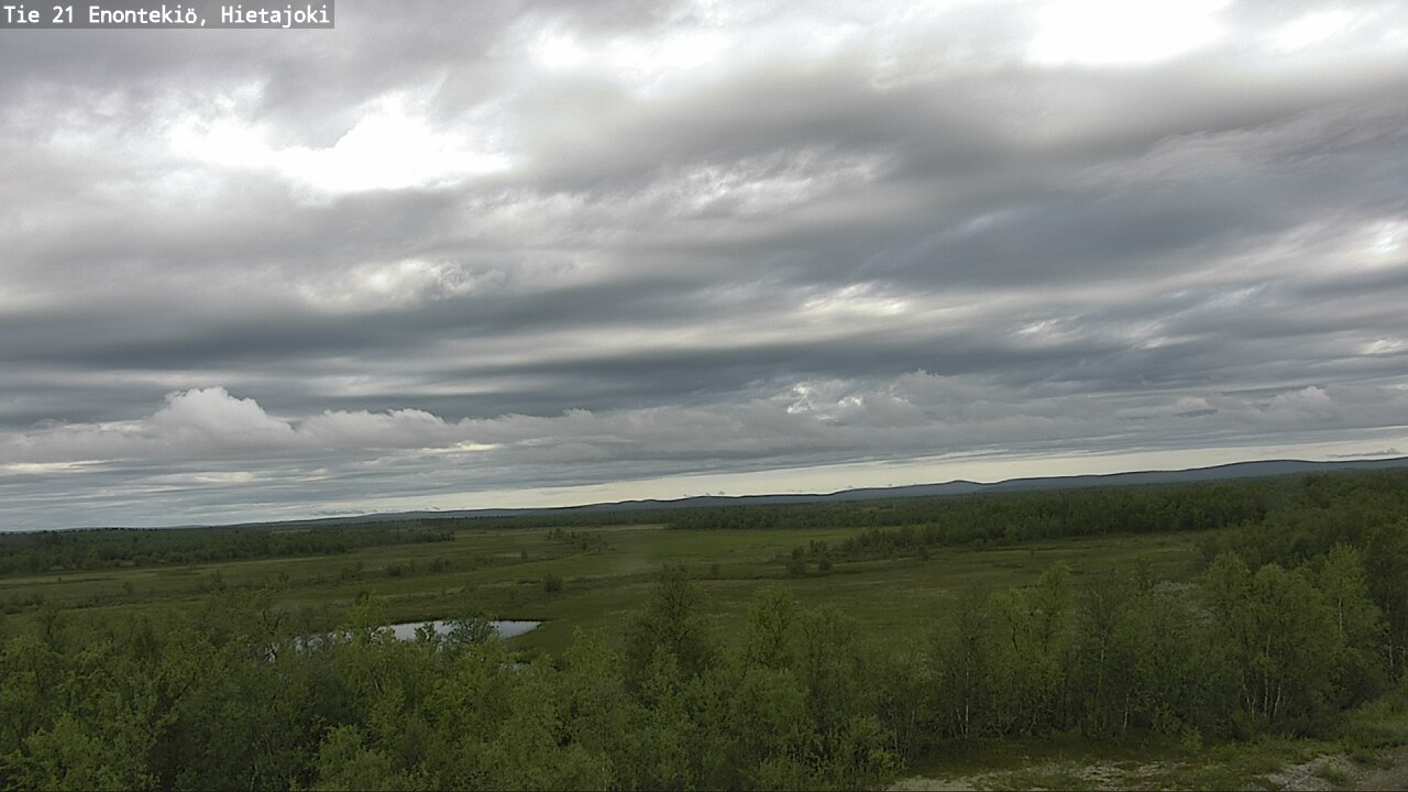 Weather Camera Image Väg 21 Enontekis, Hietajoki, Enontekiö, Lappi