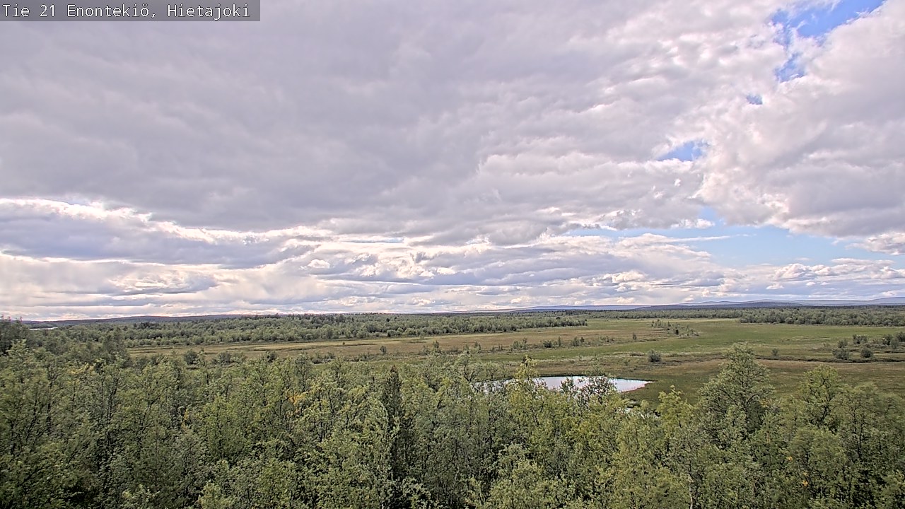 Weather Camera Image Väg 21 Enontekis, Hietajoki, Enontekiö, Lappi