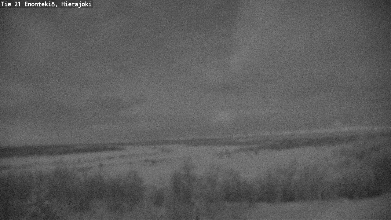 Weather Camera Image Road 21 Enontekiö, Hietajoki, Enontekiö, Lappi