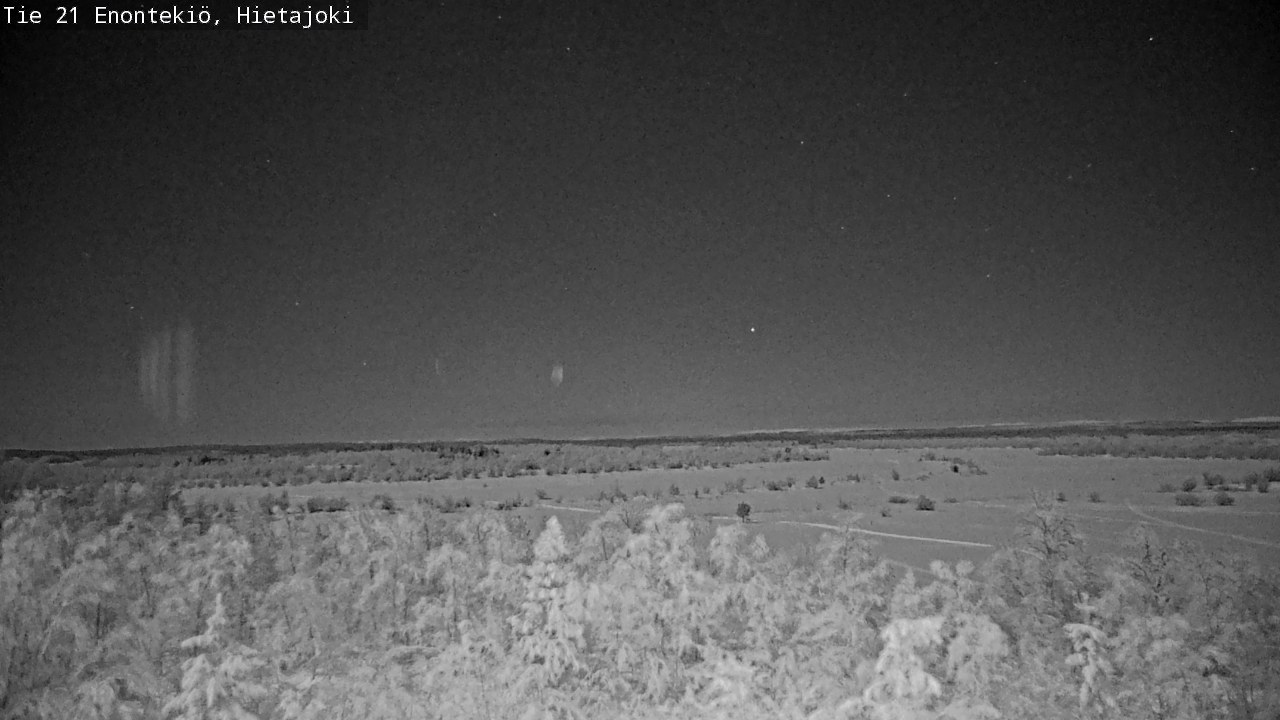 Weather Camera Image Väg 21 Enontekis, Hietajoki, Enontekiö, Lappi