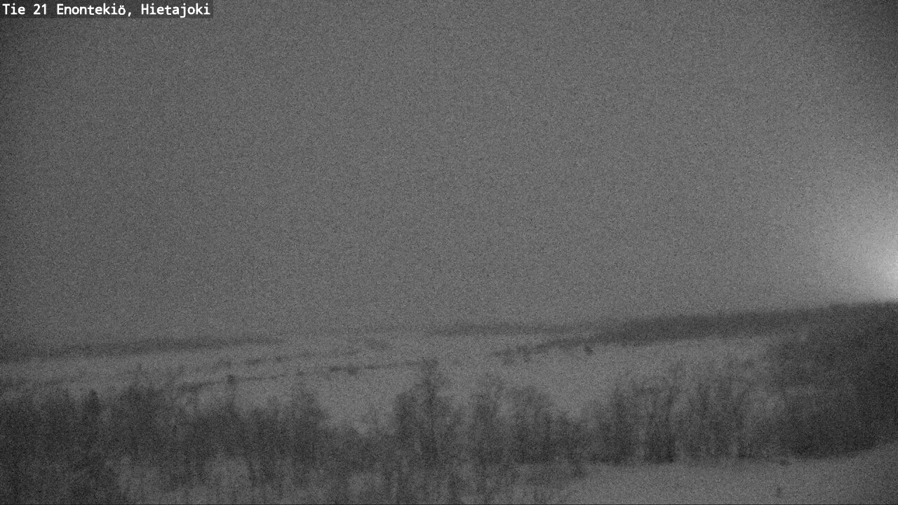 Weather Camera Image Väg 21 Enontekis, Hietajoki, Enontekiö, Lappi