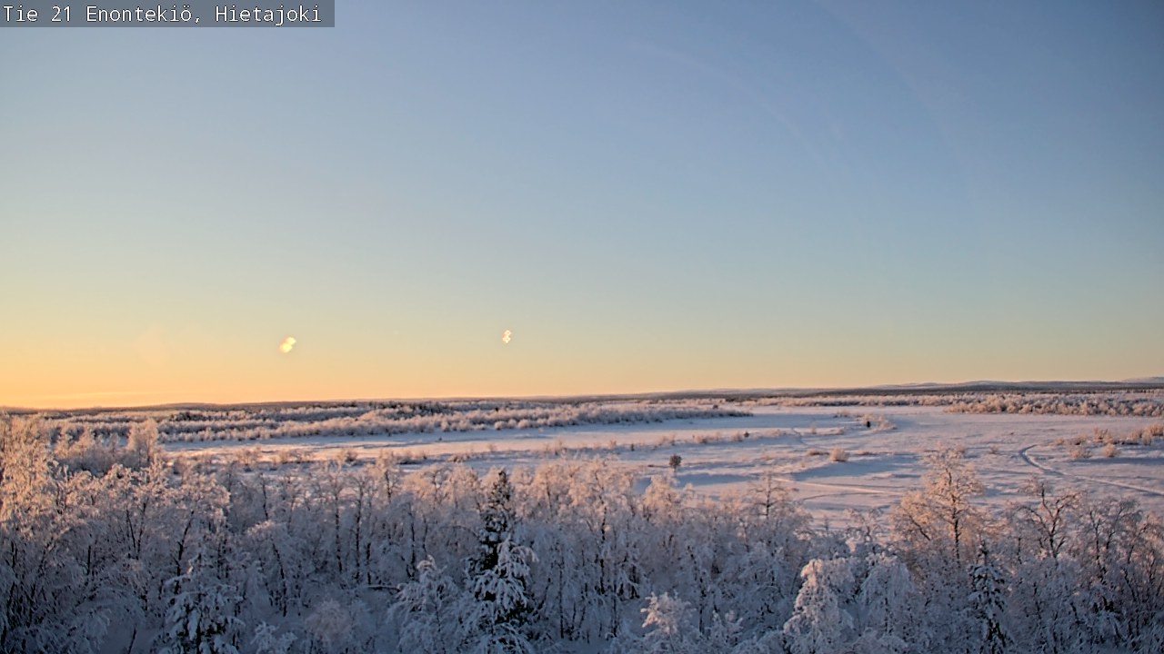 Weather Camera Image Väg 21 Enontekis, Hietajoki, Enontekiö, Lappi