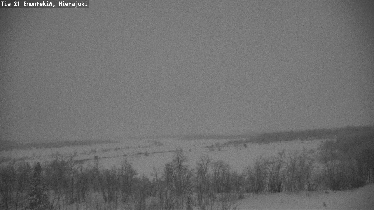 Weather Camera Image Väg 21 Enontekis, Hietajoki, Enontekiö, Lappi