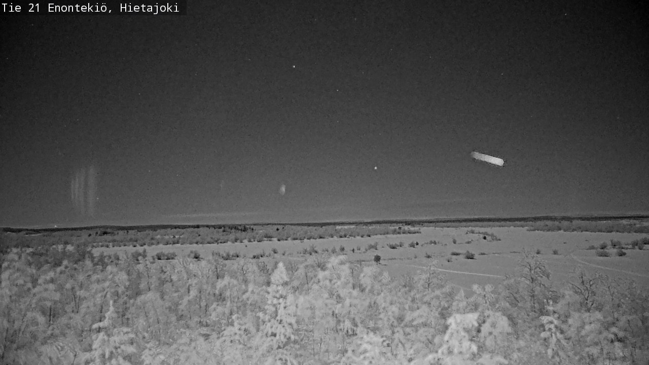 Weather Camera Image Väg 21 Enontekis, Hietajoki, Enontekiö, Lappi