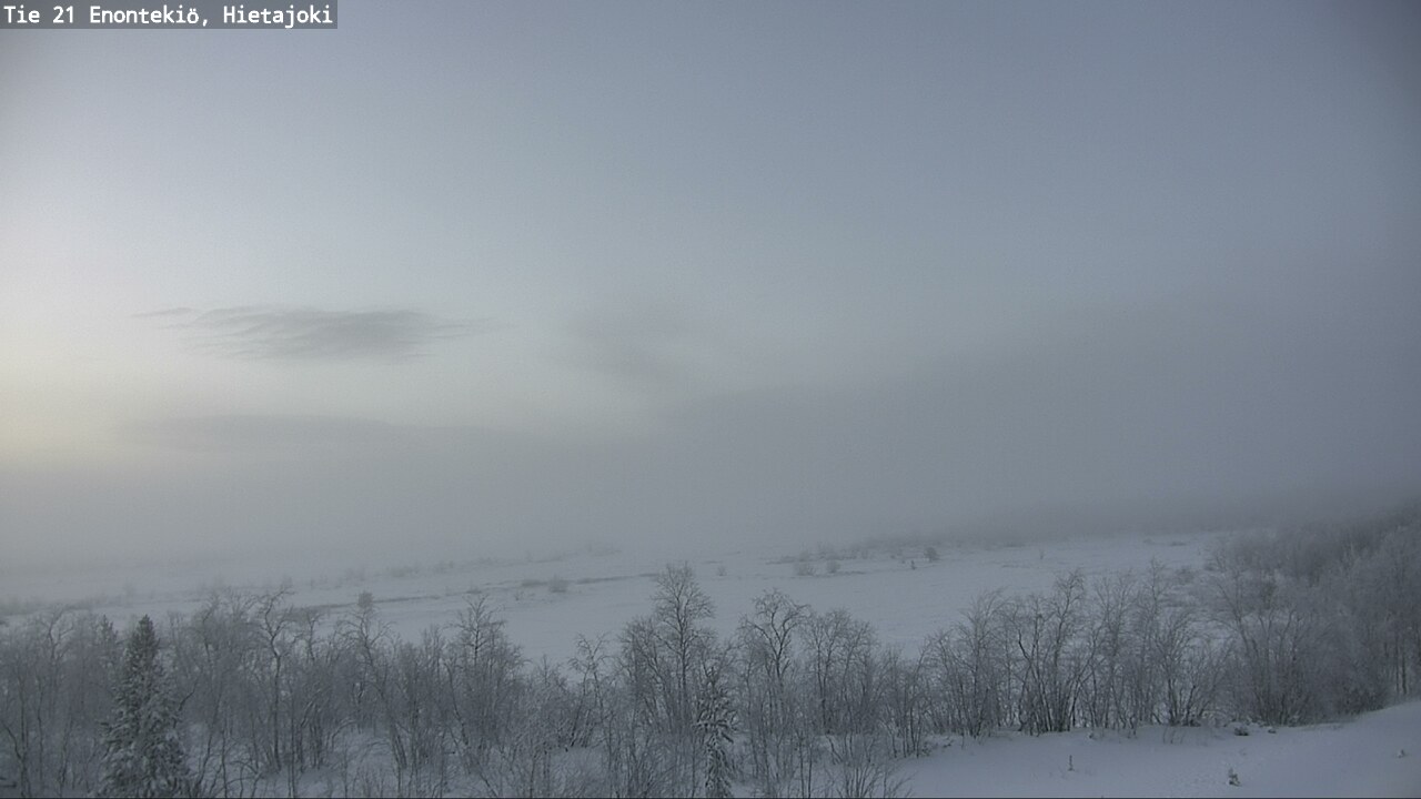 Weather Camera Image Väg 21 Enontekis, Hietajoki, Enontekiö, Lappi