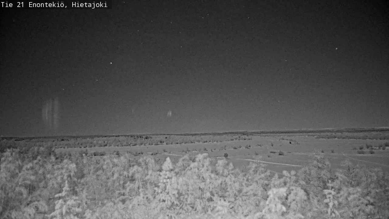 Weather Camera Image Väg 21 Enontekis, Hietajoki, Enontekiö, Lappi