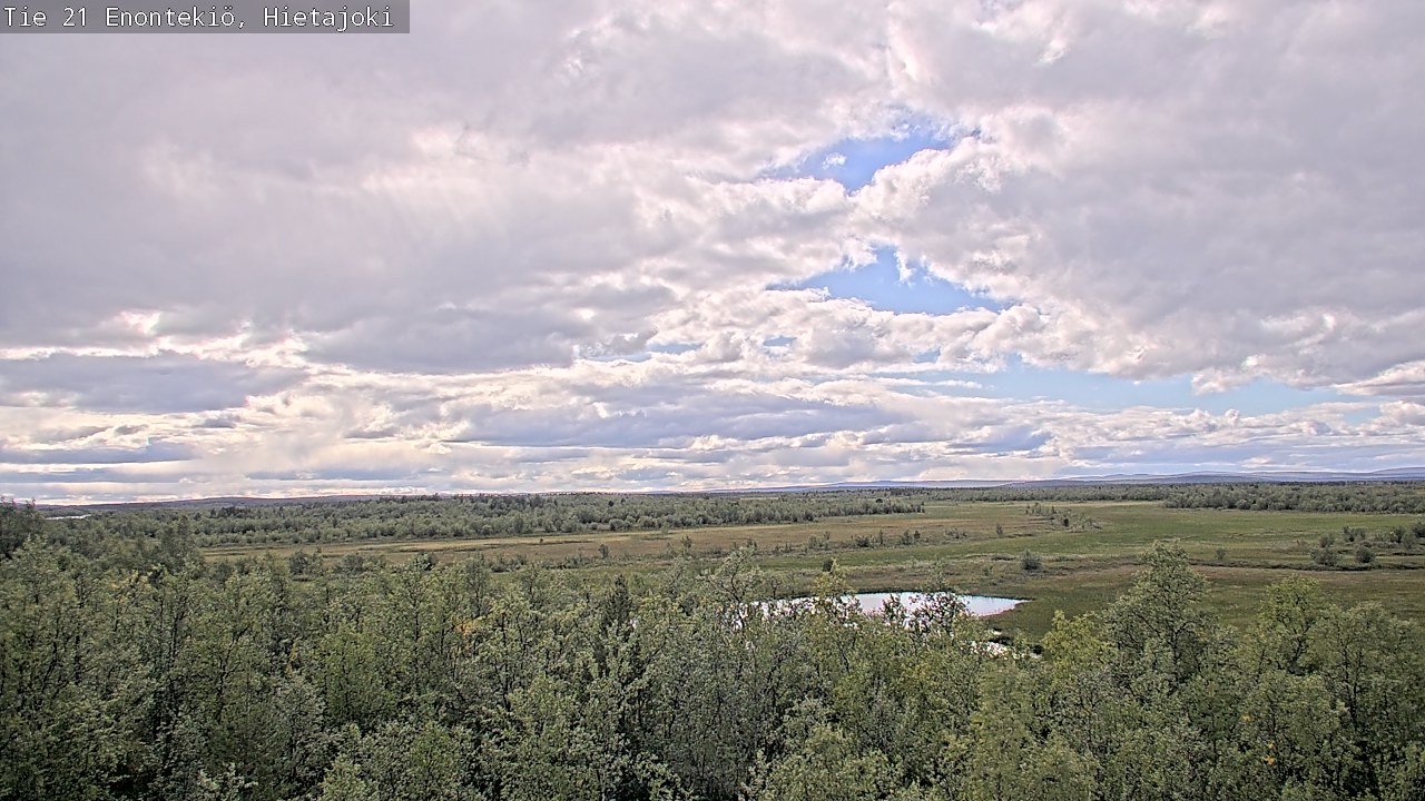 Weather Camera Image Väg 21 Enontekis, Hietajoki, Enontekiö, Lappi