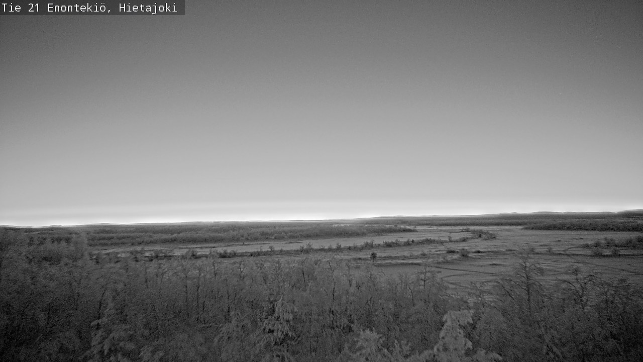 Weather Camera Image Väg 21 Enontekis, Hietajoki, Enontekiö, Lappi