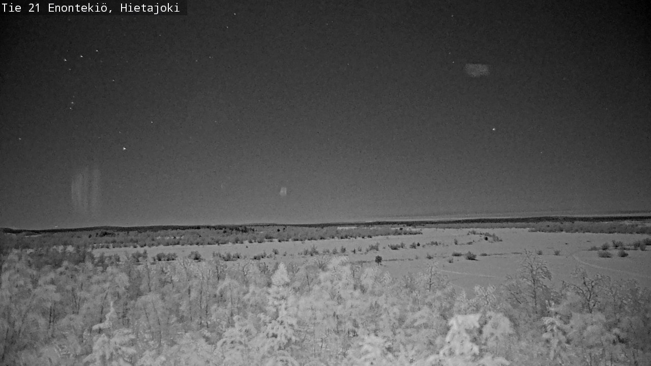 Weather Camera Image Väg 21 Enontekis, Hietajoki, Enontekiö, Lappi