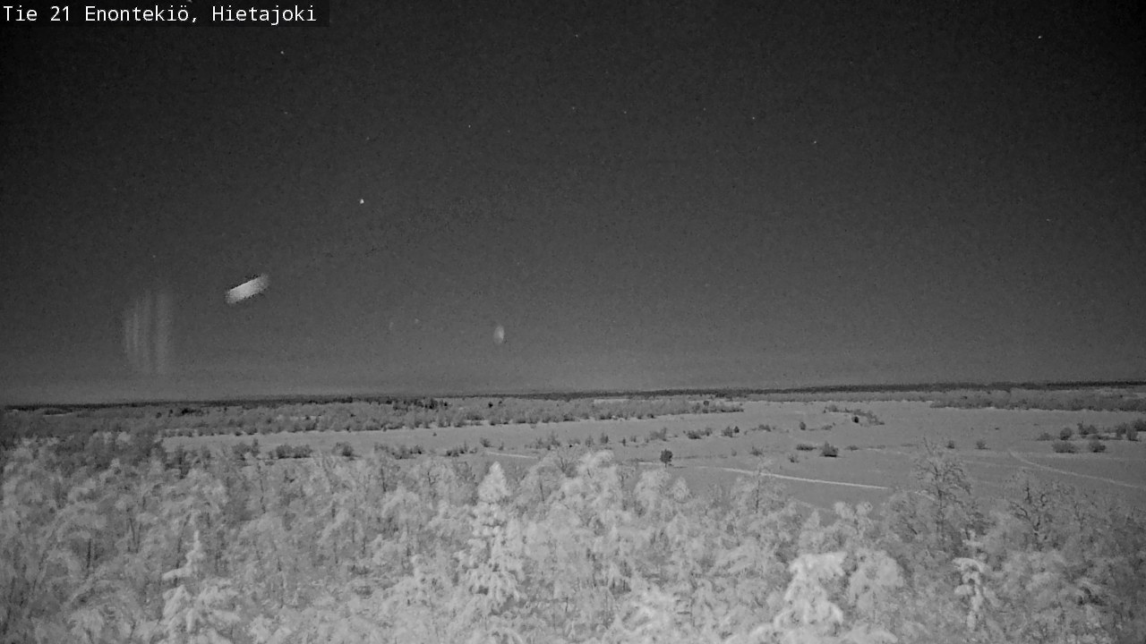 Weather Camera Image Väg 21 Enontekis, Hietajoki, Enontekiö, Lappi