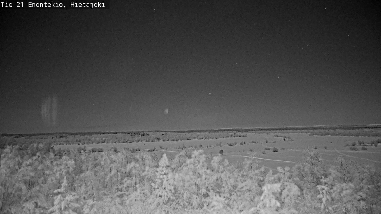 Weather Camera Image Väg 21 Enontekis, Hietajoki, Enontekiö, Lappi