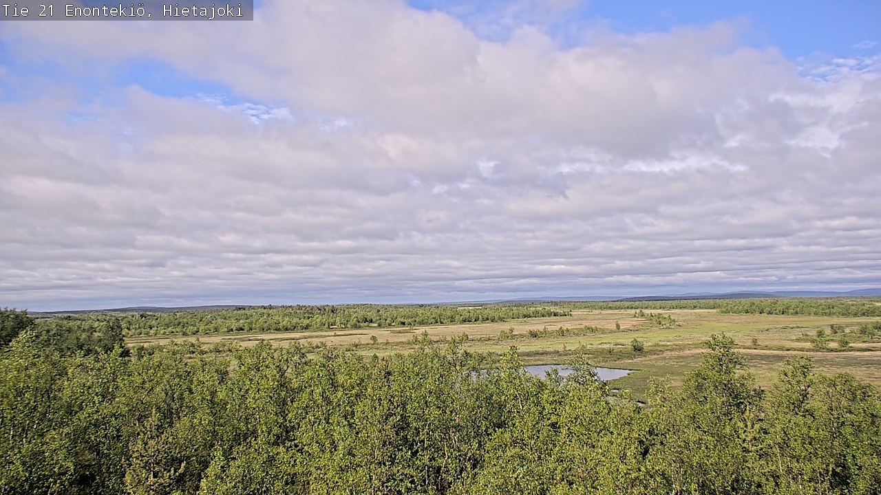 Weather Camera Image Väg 21 Enontekis, Hietajoki, Enontekiö, Lappi
