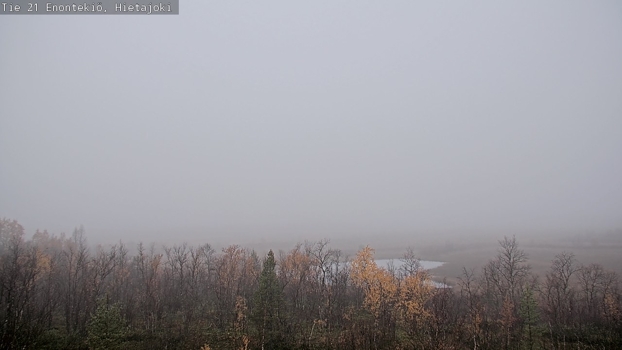 Weather Camera Image Road 21 Enontekiö, Hietajoki, Enontekiö, Lappi