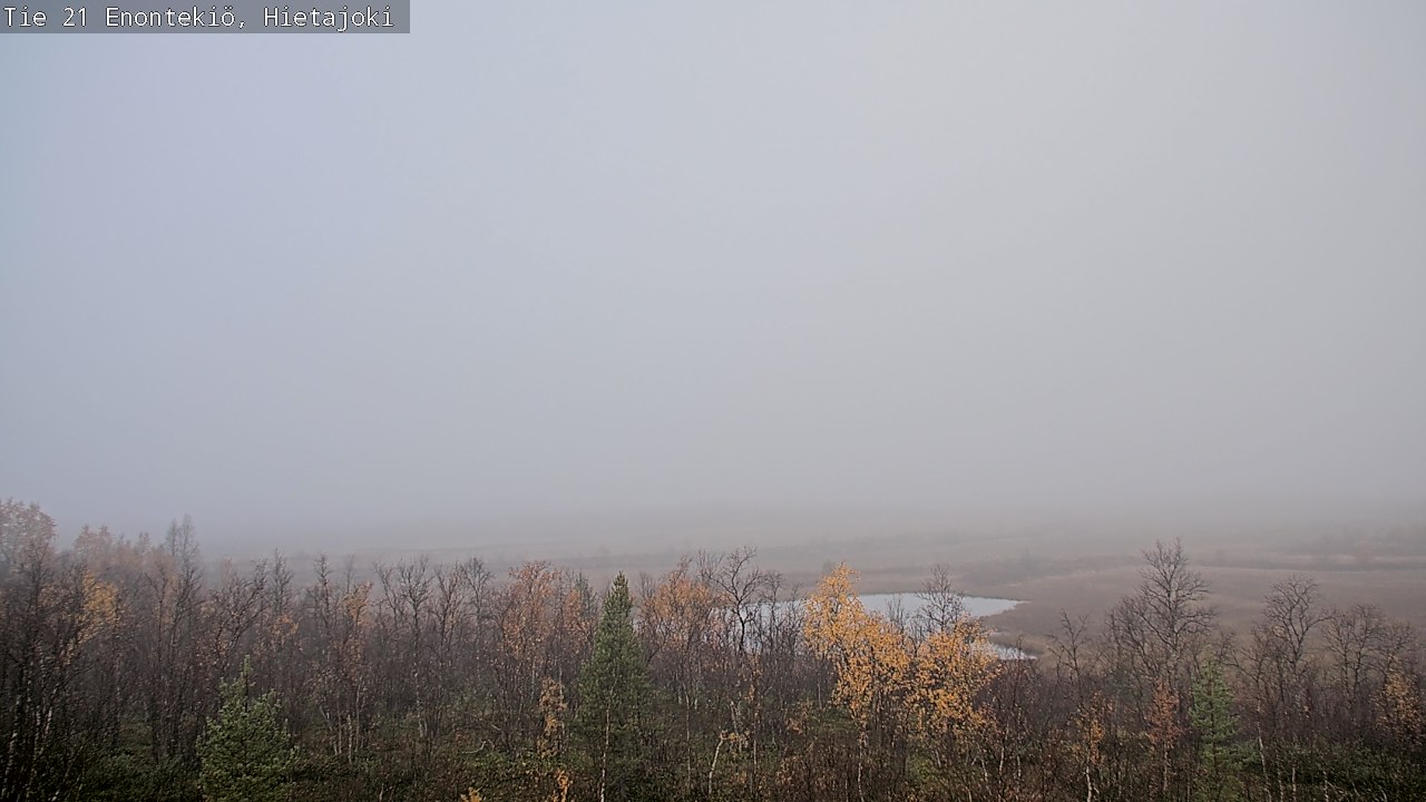 Weather Camera Image Road 21 Enontekiö, Hietajoki, Enontekiö, Lappi