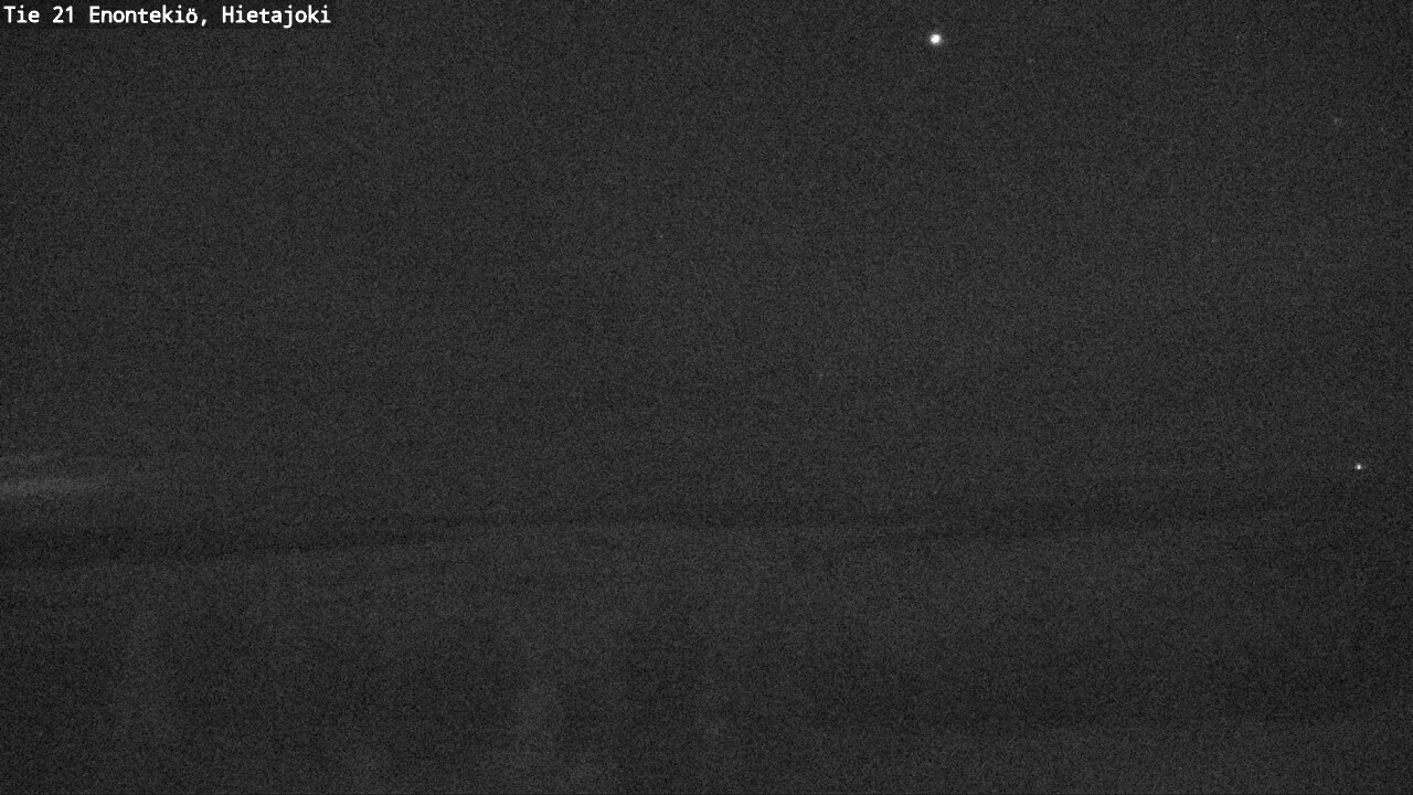 Weather Camera Image Väg 21 Enontekis, Hietajoki, Enontekiö, Lappi