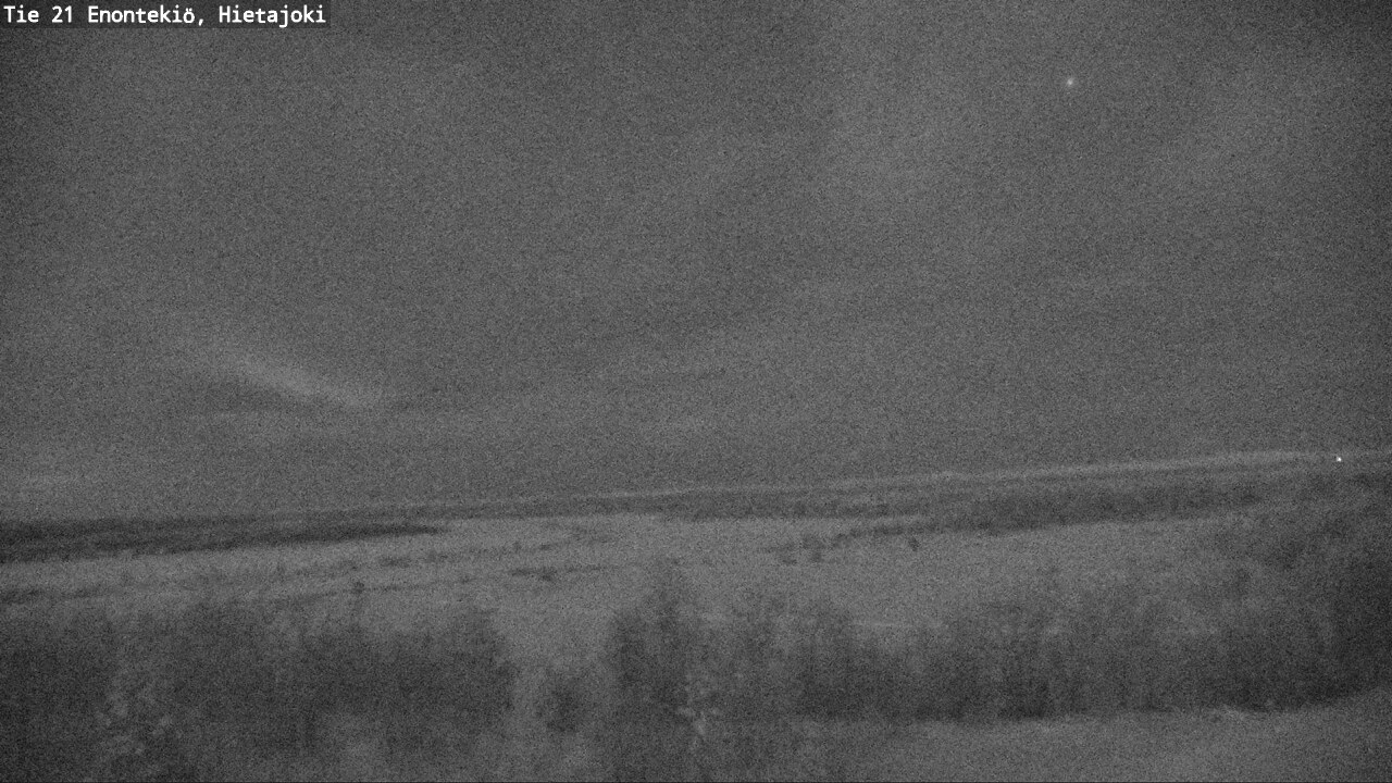 Weather Camera Image Road 21 Enontekiö, Hietajoki, Enontekiö, Lappi