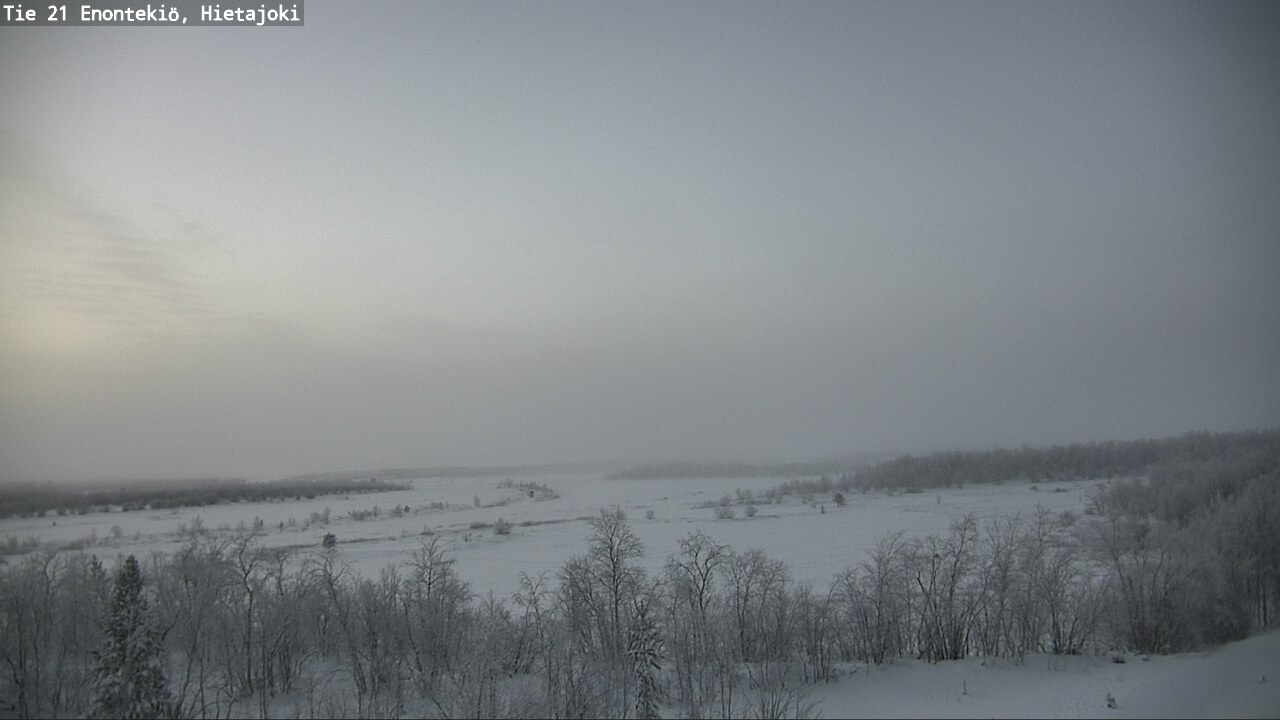 Weather Camera Image Väg 21 Enontekis, Hietajoki, Enontekiö, Lappi