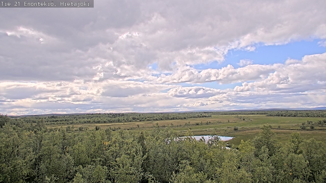 Weather Camera Image Väg 21 Enontekis, Hietajoki, Enontekiö, Lappi