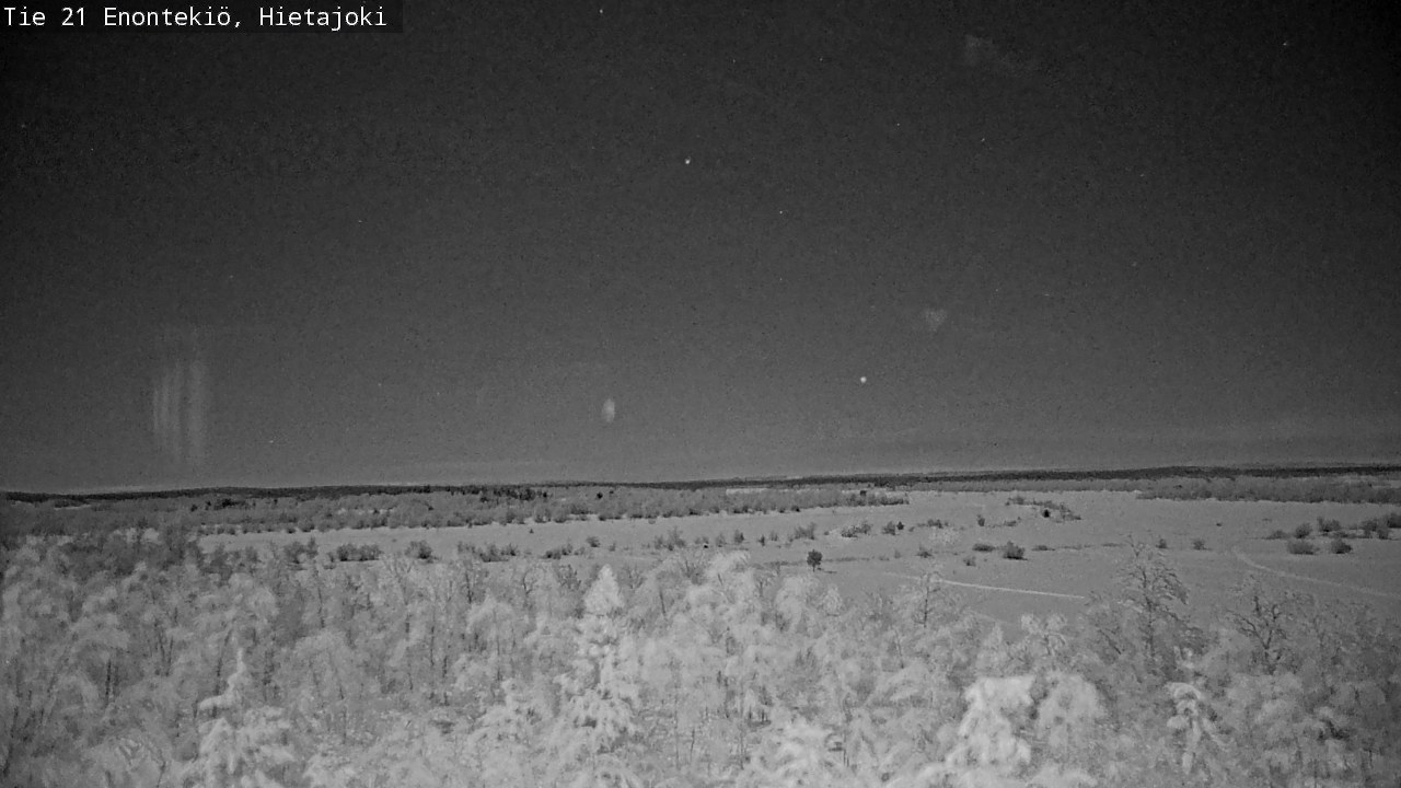 Weather Camera Image Väg 21 Enontekis, Hietajoki, Enontekiö, Lappi