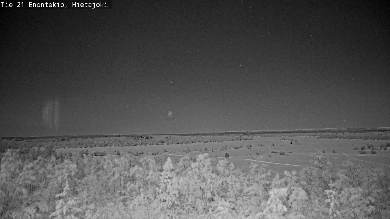 Weather Camera Image Väg 21 Enontekis, Hietajoki, Enontekiö, Lappi