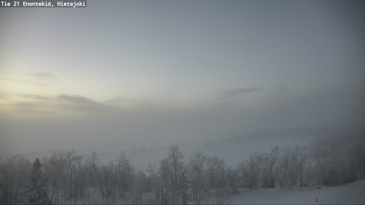 Weather Camera Image Väg 21 Enontekis, Hietajoki, Enontekiö, Lappi