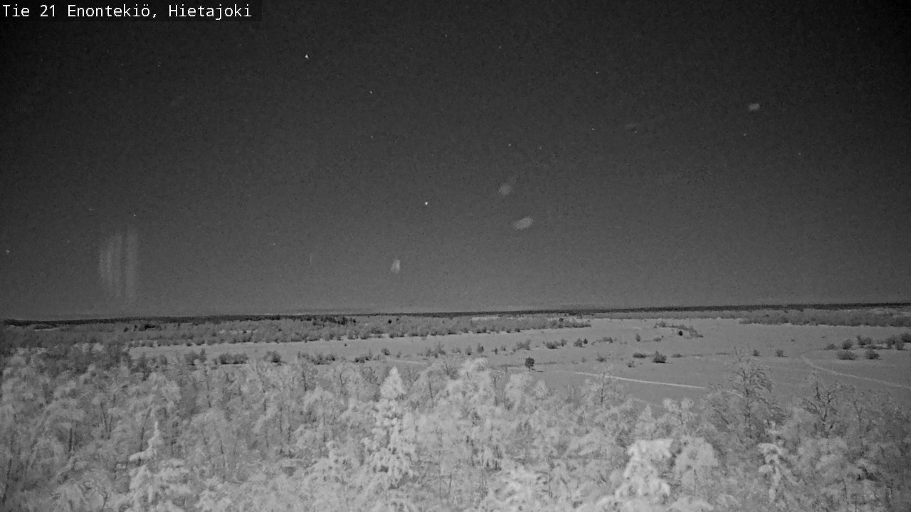 Weather Camera Image Väg 21 Enontekis, Hietajoki, Enontekiö, Lappi