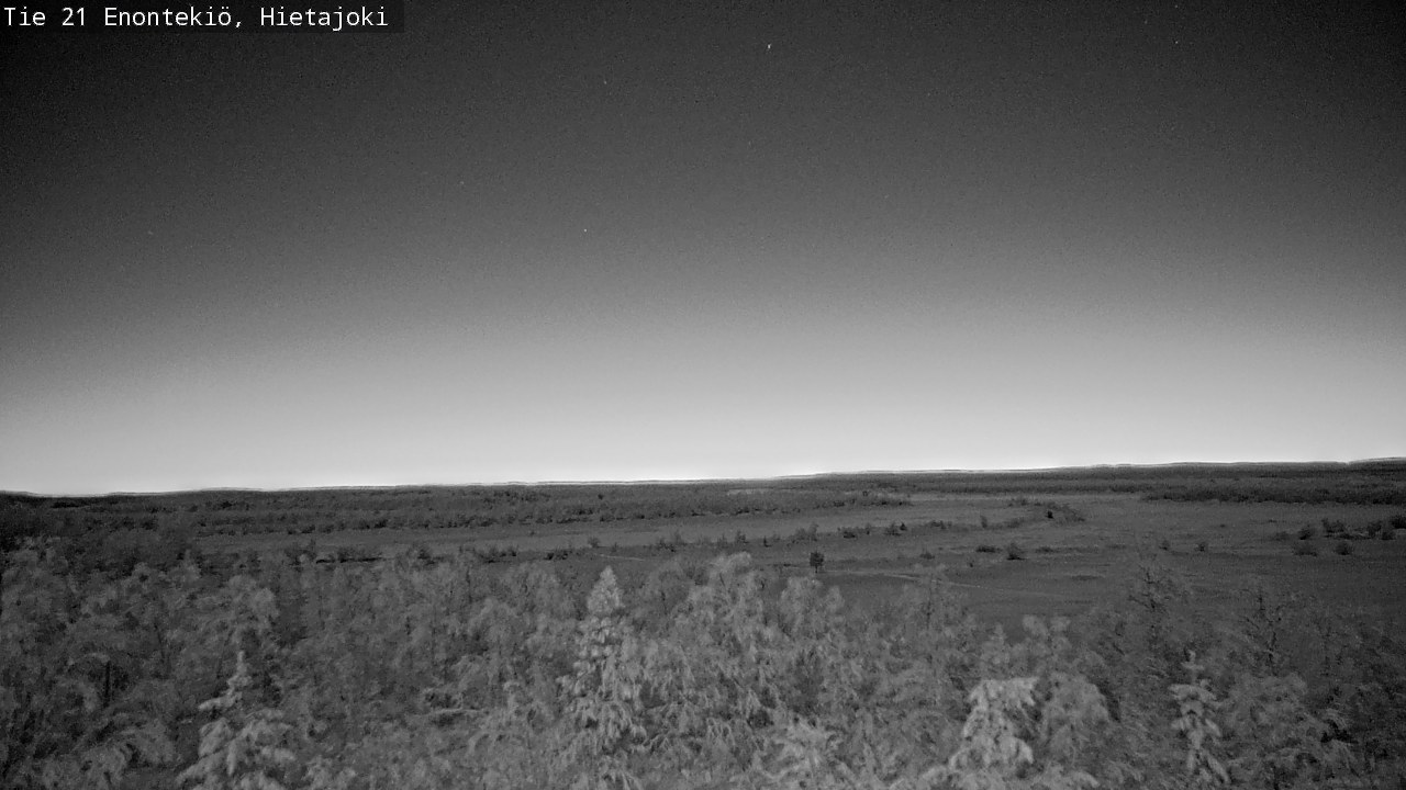 Weather Camera Image Väg 21 Enontekis, Hietajoki, Enontekiö, Lappi