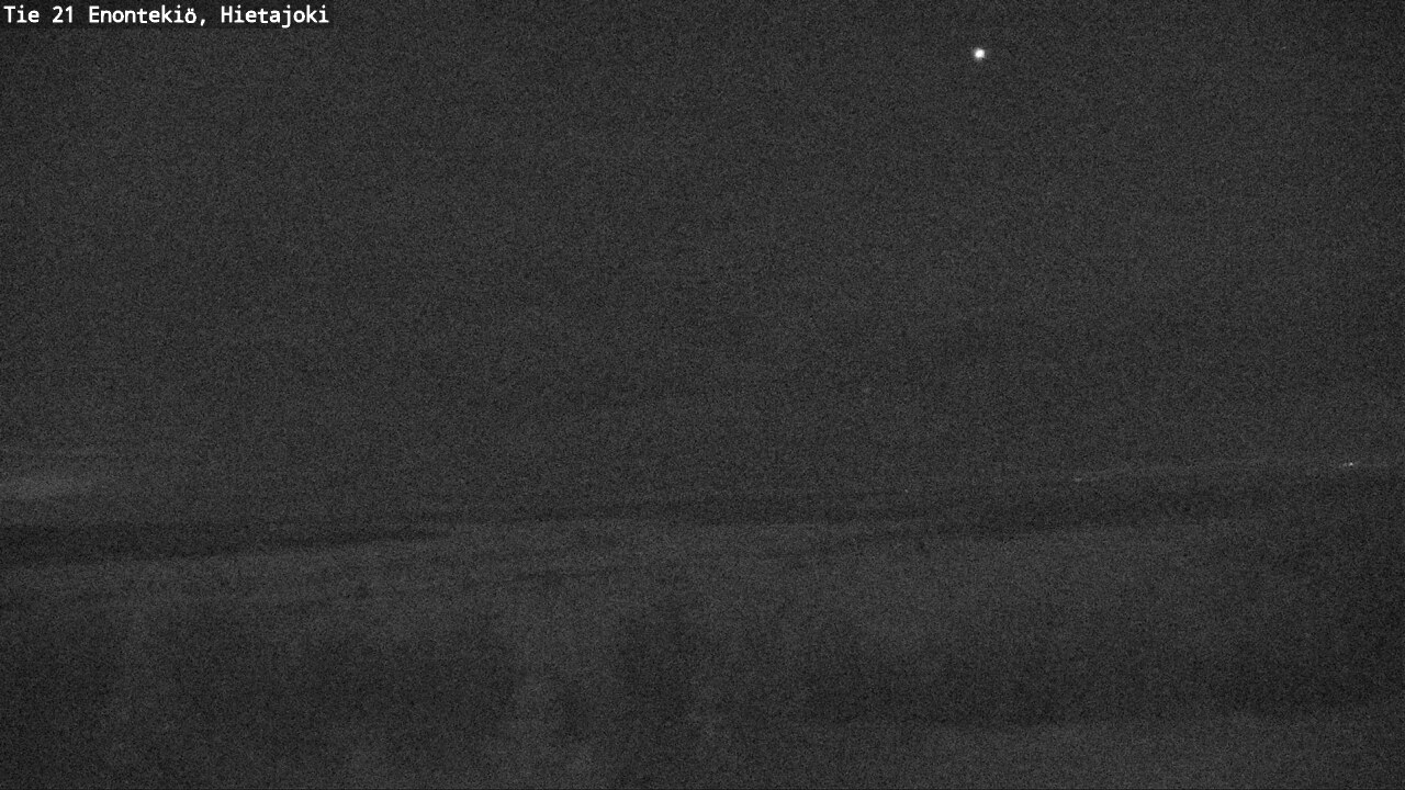 Weather Camera Image Road 21 Enontekiö, Hietajoki, Enontekiö, Lappi