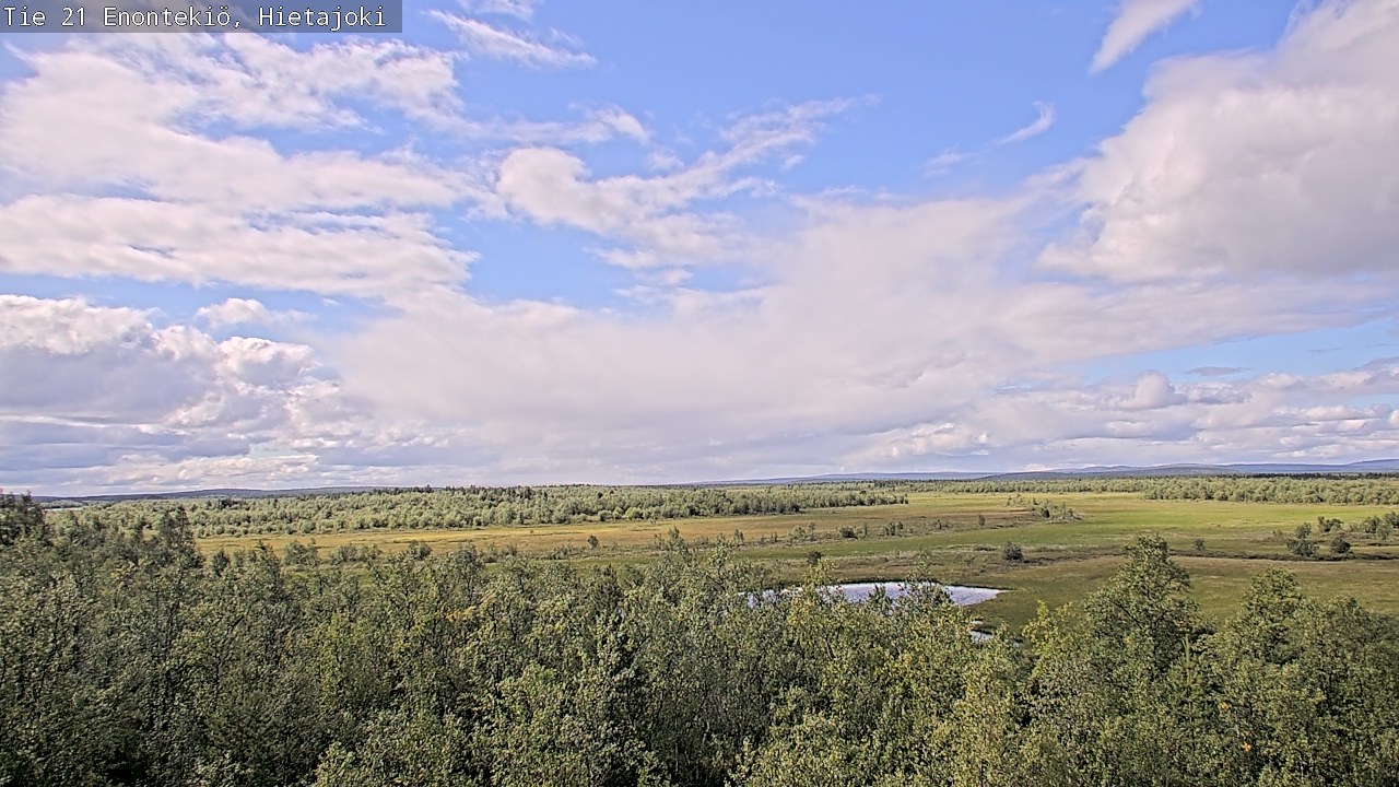 Weather Camera Image Väg 21 Enontekis, Hietajoki, Enontekiö, Lappi