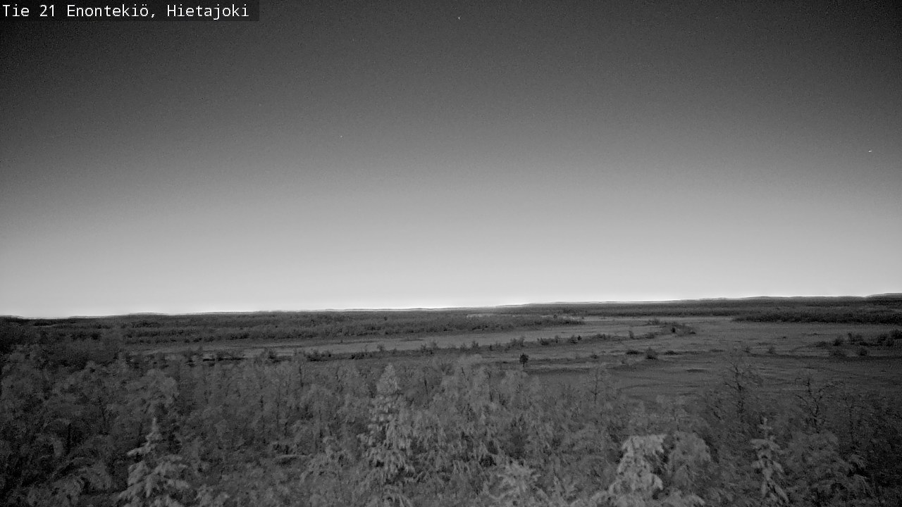 Weather Camera Image Väg 21 Enontekis, Hietajoki, Enontekiö, Lappi