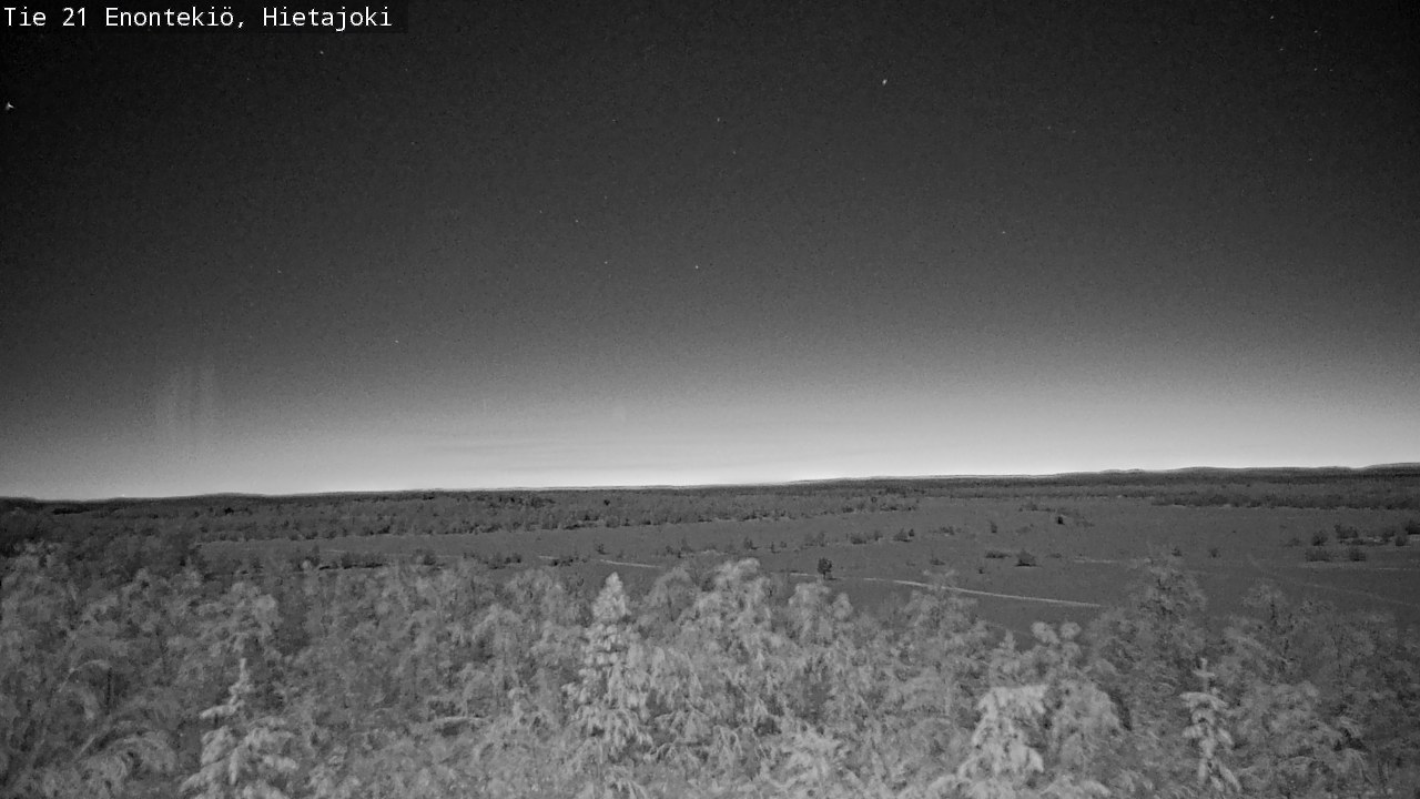 Weather Camera Image Väg 21 Enontekis, Hietajoki, Enontekiö, Lappi
