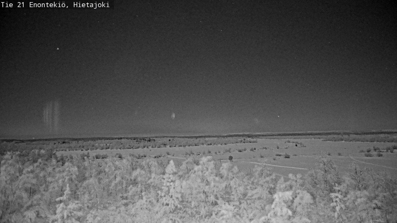 Weather Camera Image Väg 21 Enontekis, Hietajoki, Enontekiö, Lappi