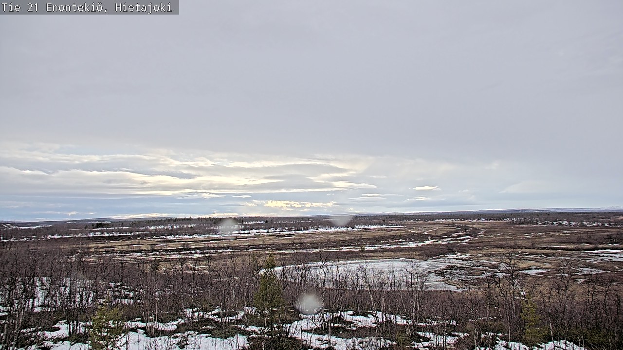 Weather Camera Image Road 21 Enontekiö, Hietajoki, Enontekiö, Lappi